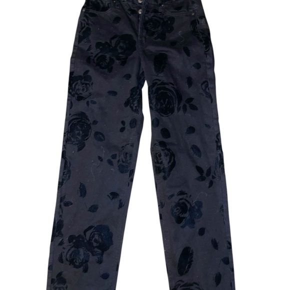 wild fable Denim - NWT Wild Fable Floral High Rise Straight Jeans Sz 4 / 32” Inseam